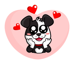 PUPPY LOVE - OLLIE AND ANGEL sticker #240094