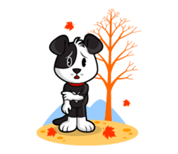 PUPPY LOVE - OLLIE AND ANGEL sticker #240106