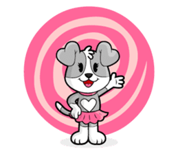 PUPPY LOVE - OLLIE AND ANGEL sticker #240107