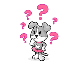 PUPPY LOVE - OLLIE AND ANGEL sticker #240112