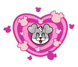 PUPPY LOVE - OLLIE AND ANGEL sticker #240113