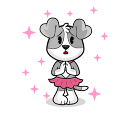 PUPPY LOVE - OLLIE AND ANGEL sticker #240120