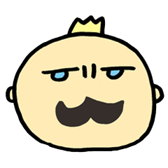 Mustached Baby