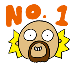 Mustached Baby sticker #240123