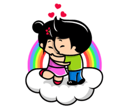 LOVE ONLY ONE - KOKO AND KIKI sticker #240201