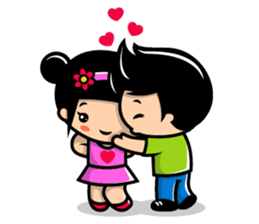 LOVE ONLY ONE - KOKO AND KIKI sticker #240202