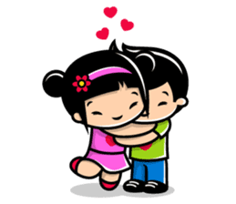 LOVE ONLY ONE - KOKO AND KIKI sticker #240203