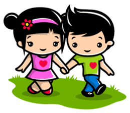 LOVE ONLY ONE - KOKO AND KIKI sticker #240204