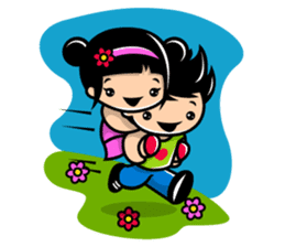 LOVE ONLY ONE - KOKO AND KIKI sticker #240205