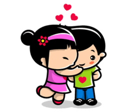 LOVE ONLY ONE - KOKO AND KIKI sticker #240206