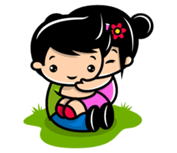 LOVE ONLY ONE - KOKO AND KIKI sticker #240207