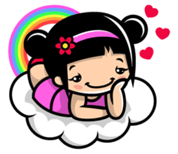 LOVE ONLY ONE - KOKO AND KIKI sticker #240211