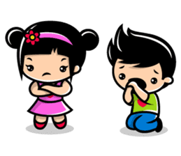 LOVE ONLY ONE - KOKO AND KIKI sticker #240236