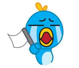 Mr. Blue Bird sticker #240491