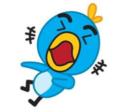 Mr. Blue Bird sticker #240492