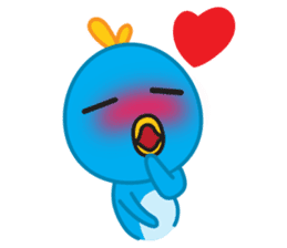 Mr. Blue Bird sticker #240495