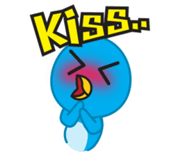 Mr. Blue Bird sticker #240508