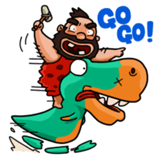 Cave Duo's Prehistoric Fun sticker #241059