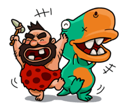 Cave Duo's Prehistoric Fun sticker #241079