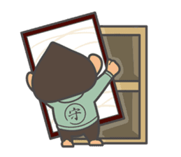 Moriya Tategu character "Tategori-kun" sticker #241269