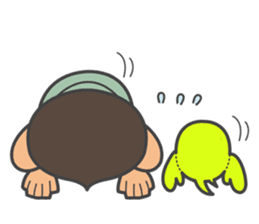 Moriya Tategu character "Tategori-kun" sticker #241289