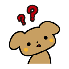 Waffles puppy sticker #241459