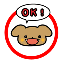 Waffles puppy sticker #241470