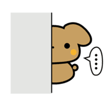 Waffles puppy sticker #241482