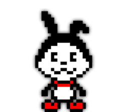 rabbit-hareconi(Pixelated version) sticker #241697