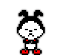 rabbit-hareconi(Pixelated version) sticker #241698