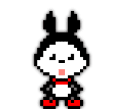 rabbit-hareconi(Pixelated version) sticker #241699
