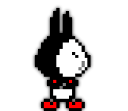 rabbit-hareconi(Pixelated version) sticker #241701
