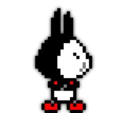 rabbit-hareconi(Pixelated version) sticker #241701