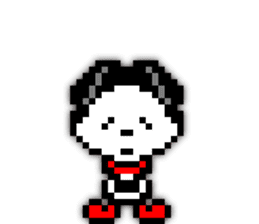 rabbit-hareconi(Pixelated version) sticker #241702