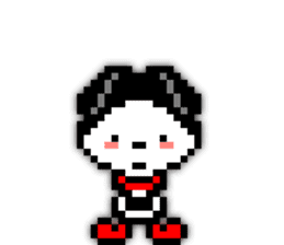 rabbit-hareconi(Pixelated version) sticker #241704