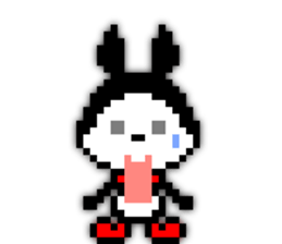 rabbit-hareconi(Pixelated version) sticker #241706