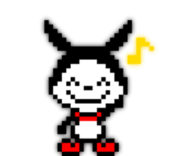 rabbit-hareconi(Pixelated version) sticker #241707