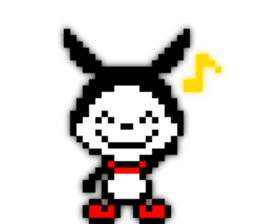 rabbit-hareconi(Pixelated version) sticker #241707
