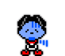 rabbit-hareconi(Pixelated version) sticker #241712