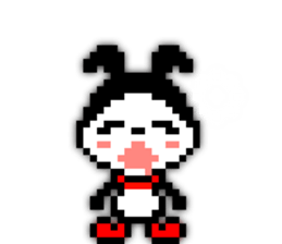 rabbit-hareconi(Pixelated version) sticker #241715
