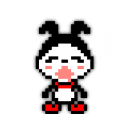 rabbit-hareconi(Pixelated version) sticker #241715