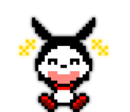 rabbit-hareconi(Pixelated version) sticker #241717