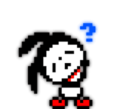 rabbit-hareconi(Pixelated version) sticker #241718