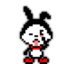 rabbit-hareconi(Pixelated version) sticker #241719