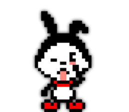 rabbit-hareconi(Pixelated version) sticker #241719