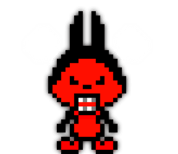 rabbit-hareconi(Pixelated version) sticker #241721