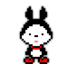 rabbit-hareconi(Pixelated version) sticker #241724