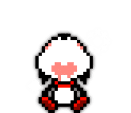 rabbit-hareconi(Pixelated version) sticker #241725