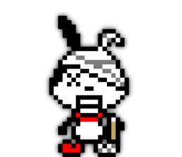 rabbit-hareconi(Pixelated version) sticker #241727