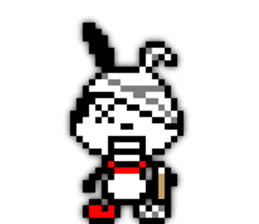 rabbit-hareconi(Pixelated version) sticker #241727